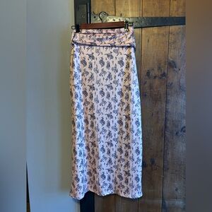 Cowboy print Maxi Skirt